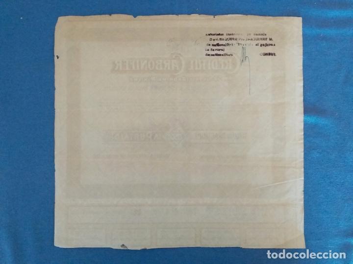Coleccionismo Acciones Extranjeras: Bono Minas Romania Creditul Carbonifer año 1920 de 500, 2500, 5000, 12500 Lei - Foto 3 - 265806509