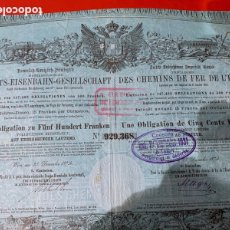 Coleccionismo Acciones Extranjeras: ACCIÓN - SOCIETE AUTRICHIENNE DES CHEMIN DE FER DE L’ ETAT - 1874 -