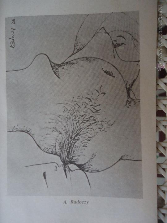Art: referencia 22 - ilustracion erotica tama&ntilde;o postal grande 17x11 cm , perteneciente a libro