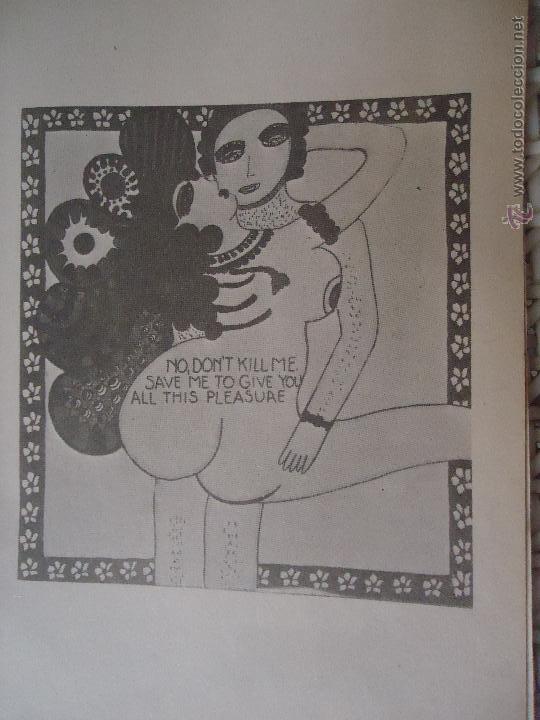 Art: referencia 22 - ilustracion ARTE LAMINA erotica tama&ntilde;o postal grande 17x11 cm perteneciente a libro
