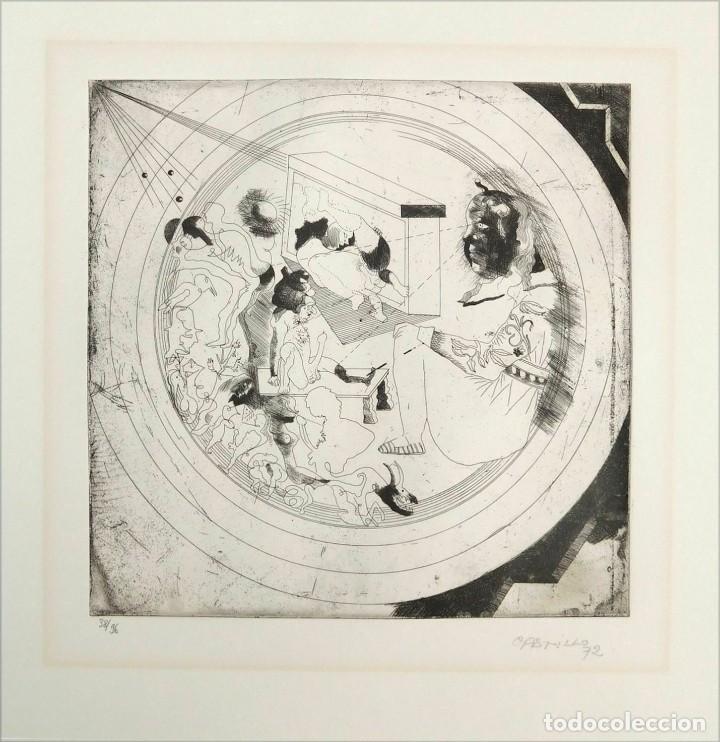 Art: JORGE CASTILLO - Pornographisme V. Aguafuerte firmada a mano y numerada