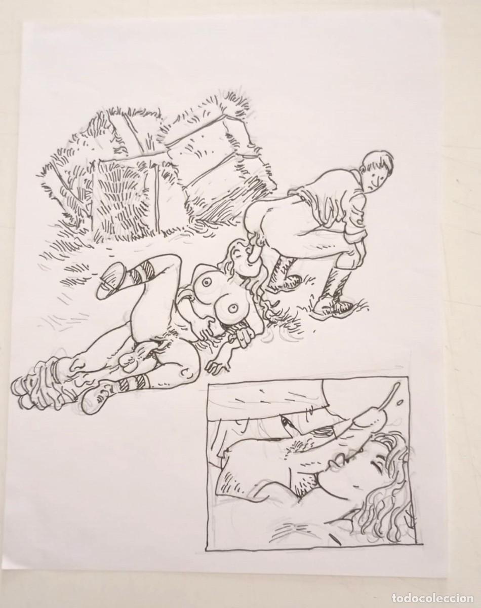 Kunst: DIBUJO ER&Oacute;TICO ORIGINAL SIN FIRMA