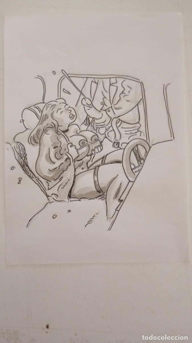 Kunst: DIBUJO ER&Oacute;TICO ORIGINAL SIN FIRMA