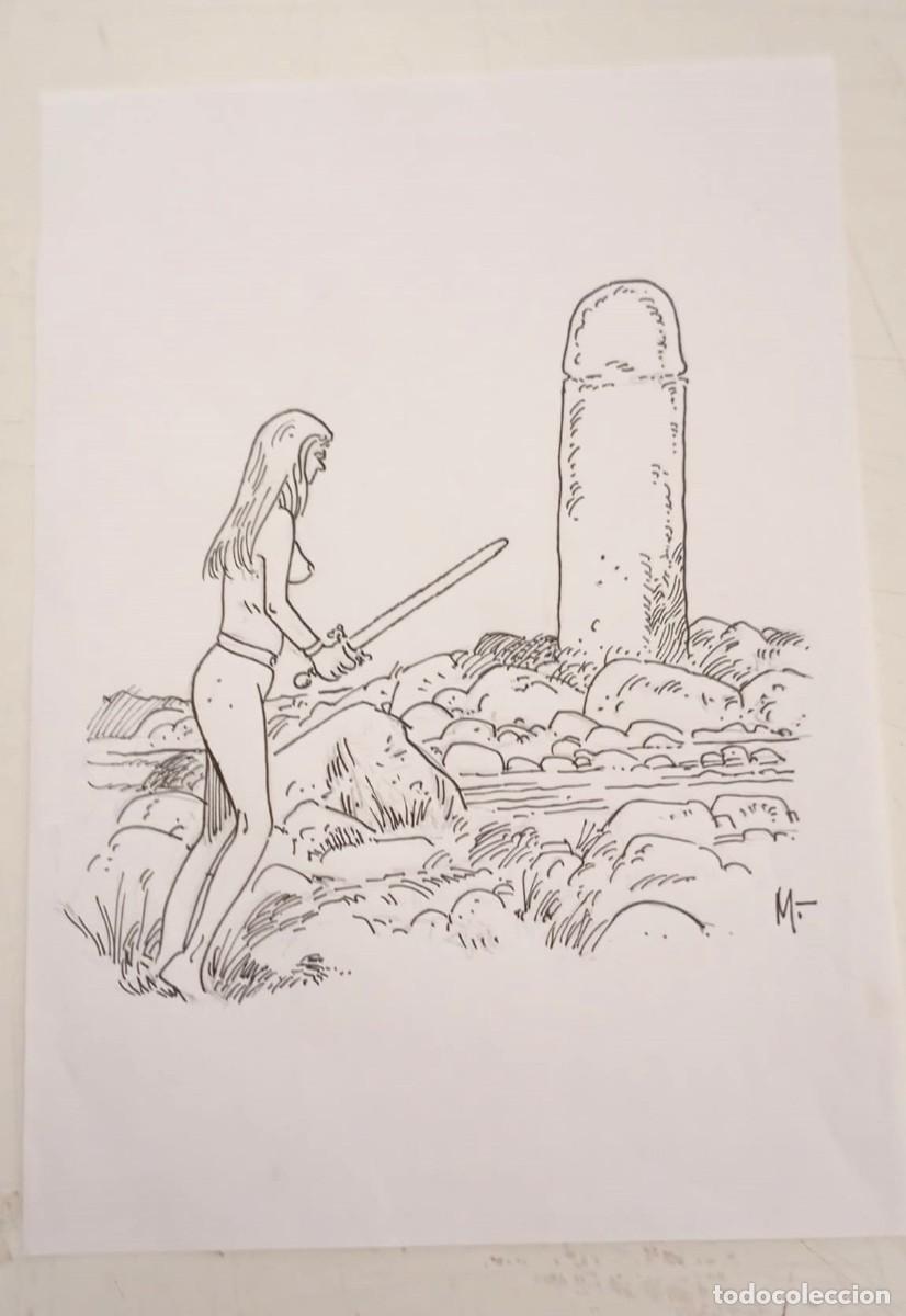 Kunst: DIBUJO ER&Oacute;TICO ORIGINAL