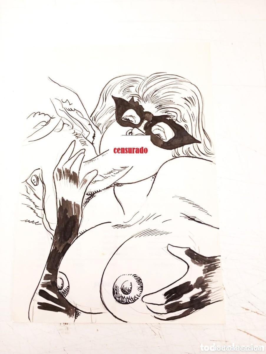 Kunst: DIBUJO ER&Oacute;TICO ORIGINAL SIN FIRMA