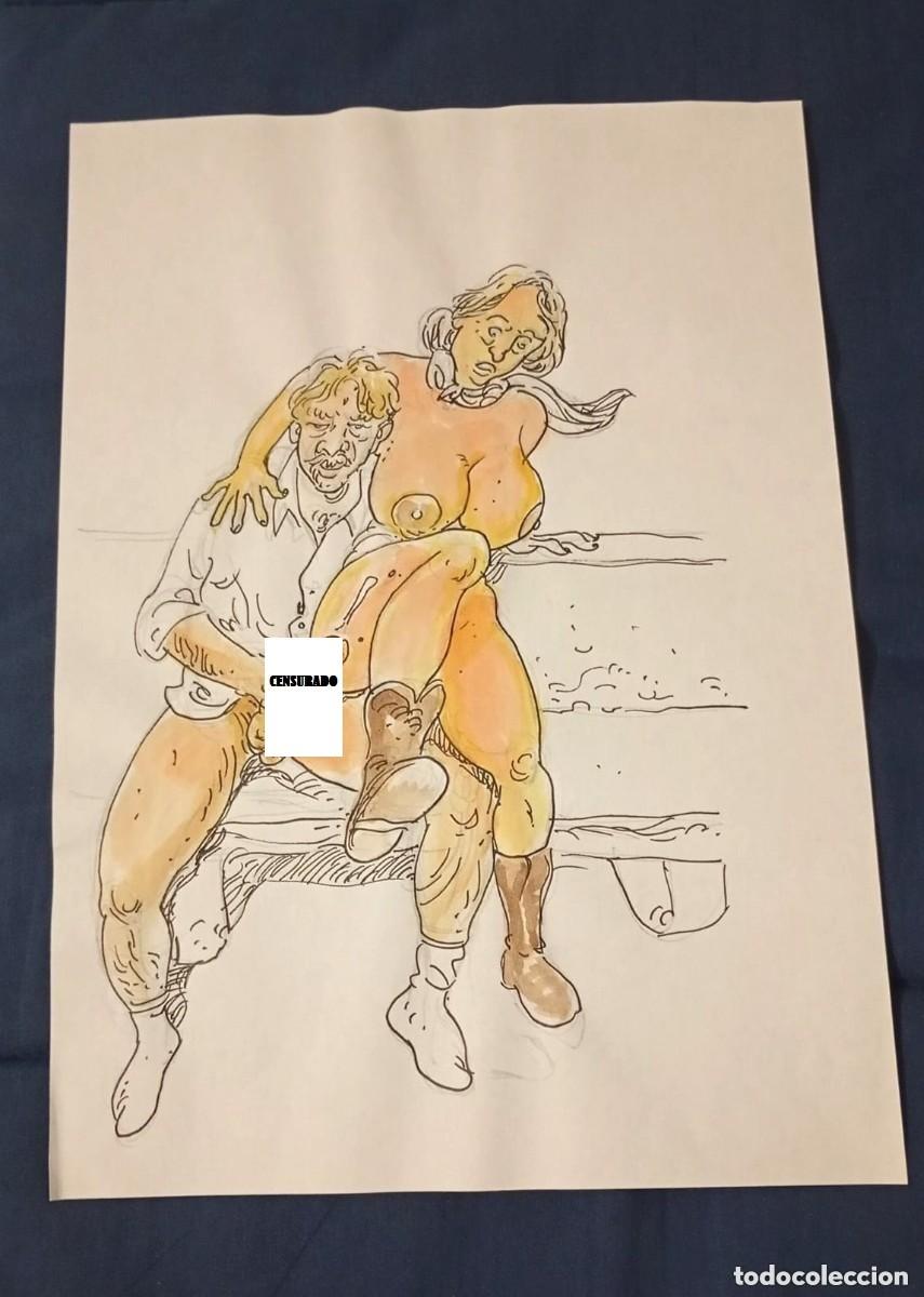 Arte: DIBUJO ER&Oacute;TICO ORIGINAL SIN FIRMA
