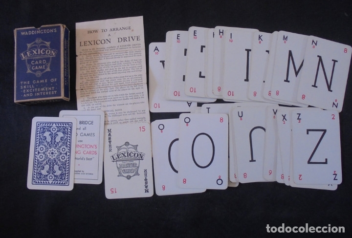 Barajas: Juego cartas Lexicon Waddington&acute;s - Foto 1