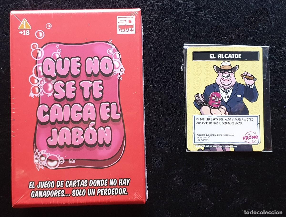 Baralhos: Juego QUE NO SE TE CAIGA EL JABON + Carta EL ALCAIDE. SD Games. 2019.