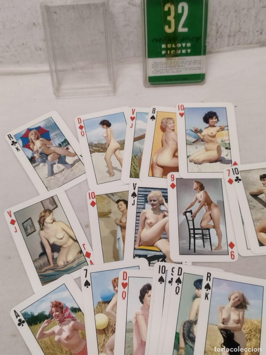 Barajas: Baraja de cartas poker Belote Piquet 32 cartes sexy. Pin-up?