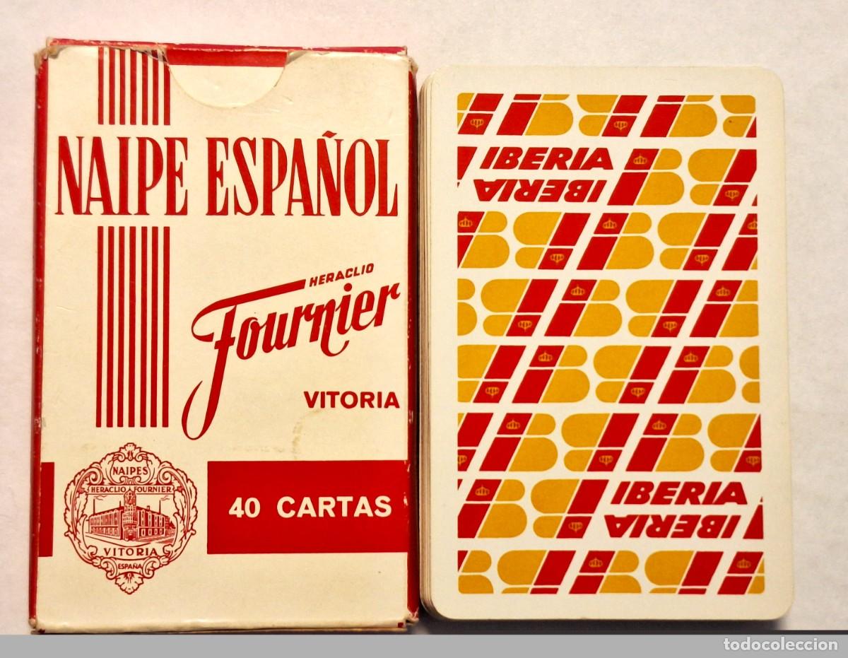 Playing Cards: BARAJA DE CARTAS ESPA&Ntilde;OLA - FOURNIER - IBERIA - 40 CARTAS CON CAJA PERFECTO ESTADO
