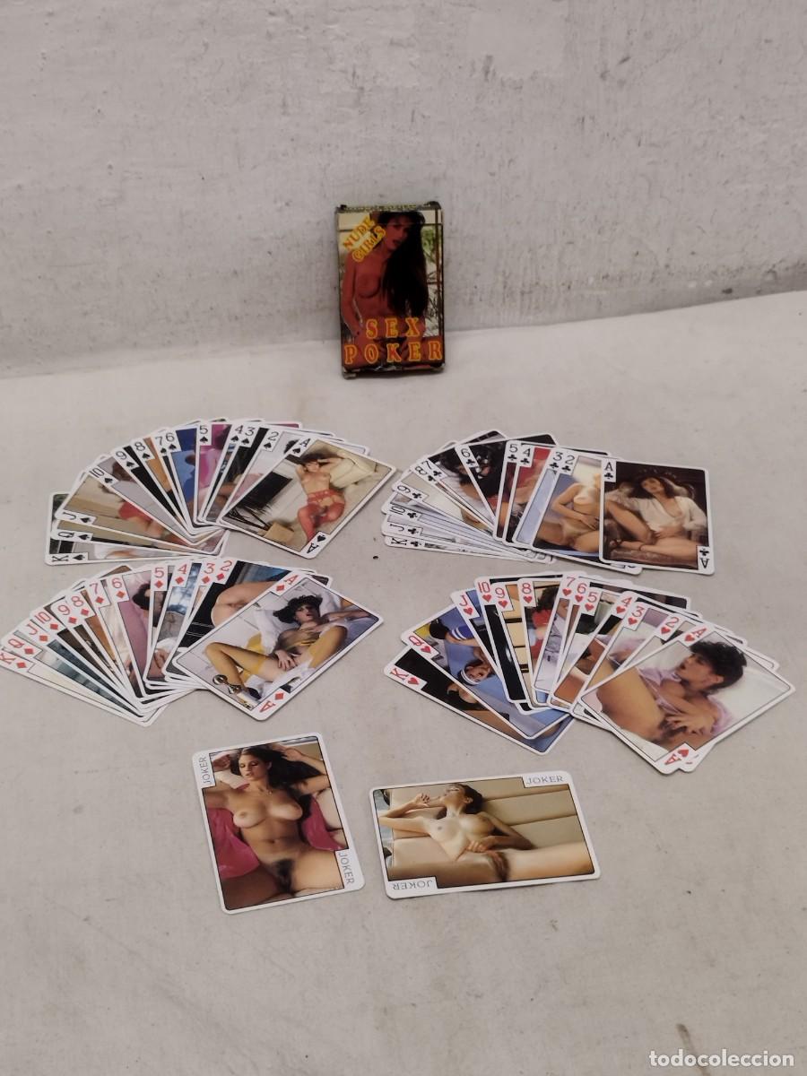 Barajas: Antigua baraja de cartas naipe poker. Er&oacute;ticas, SEX POKER.