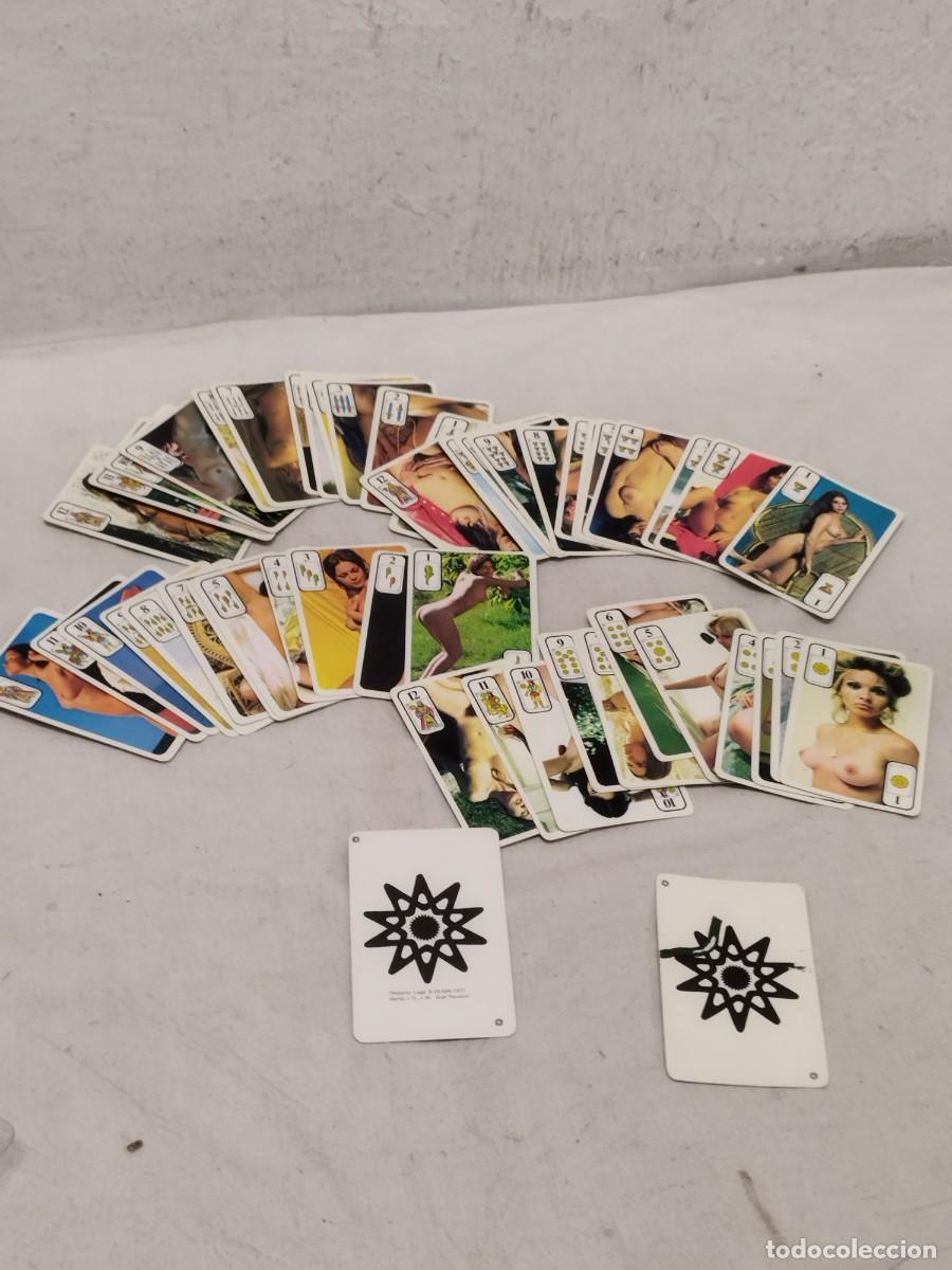Barajas: Antigua baraja de cartas naipe espa&ntilde;ol. Er&oacute;tica para adultos. Completa.