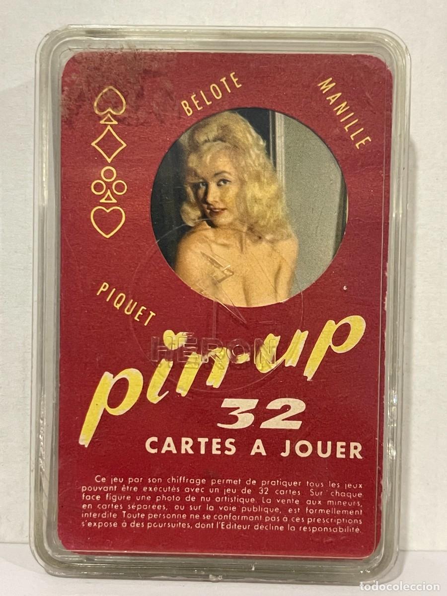 Playing Cards: Baraja de P&oacute;ker Er&oacute;tica pin-up Belote Manille Piquet a&ntilde;os 70 naipes 32 cartas sexo erotic sex cards