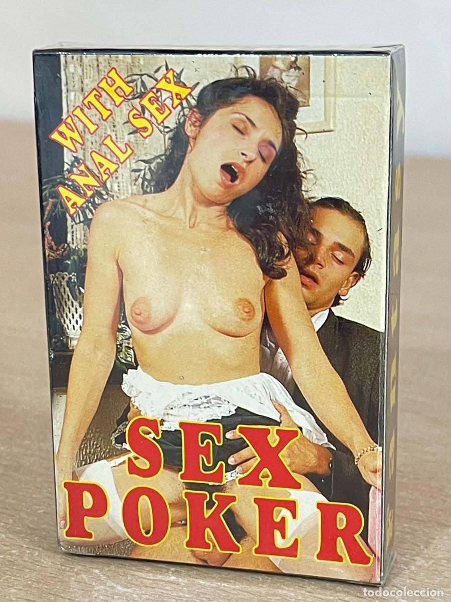 Barajas: 4- Baraja Sex Poker with anal sex 54 great playing cards deck of cards a&ntilde;os 90 D.S.A. Spain sexo