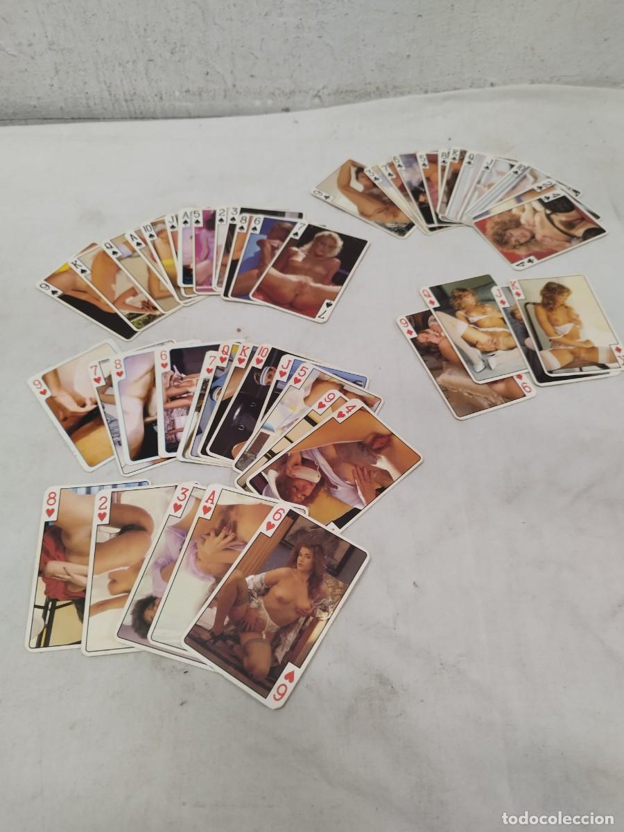 Playing Cards: Baraja de cartas naipe poker. Incompleta porno erotica para adultos. 46 cartas, ver fotos.