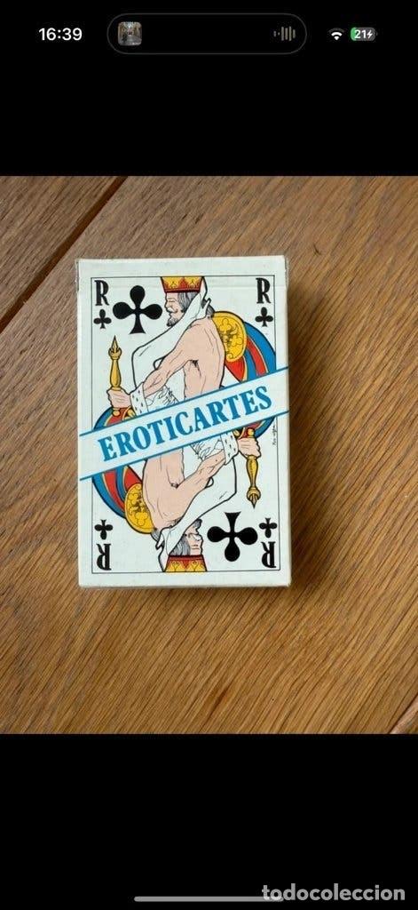 Playing Cards: Baraja er&oacute;tica Eroticartes France Cartes J.M. Simon 1983 Jean-Marie Roger 54 cartas