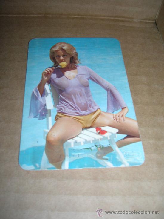 Kalender: Calendario de bolsillo 1974. Serie chicas (desnudos, er&oacute;ticos, bikini). Con publicidad.