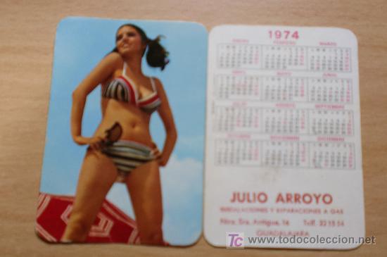 Calendarios: GUADALAJARA-CALENDARIO CHICA  1974-JULIO ARROYO-INS GAS-ANTIGUA,16