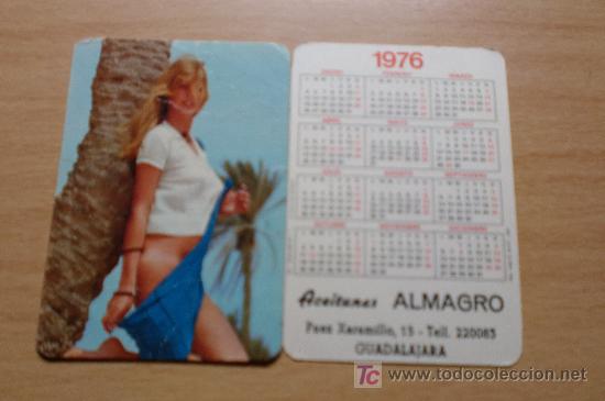 Calendarios: CALENDARIO CHICA  1976