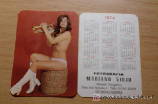 Calendars: GUADALAJARA-CALENDARIO CHICA  1974-FOTOGRAFIA MARIANO VIEJO-JOSE ANTONIO,4