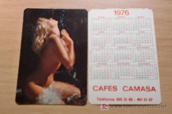 Calendars: CALENDARIO CHICA 1976-CAFES CAMASA-