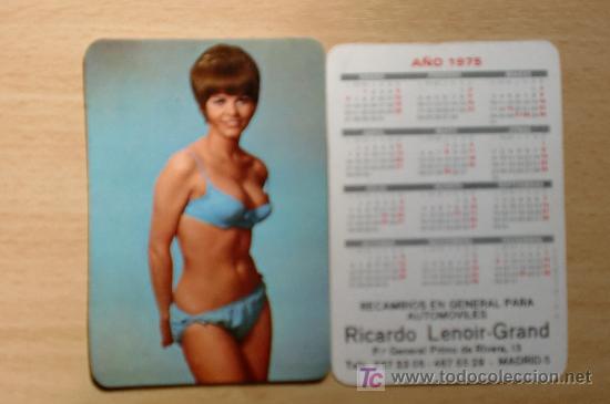Calendars: MADRID-CALENDARIO CHICA 1975-RICARDO LENOIR-GRAND-GRAL PRIMO DE RIVERA,13