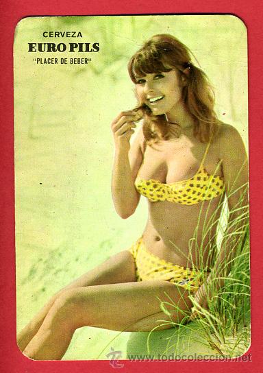Calendriers: CALENDARIO PUBLICIDAD CERVEZA , EURO PILS, CHICA , 1970 , CAL3989