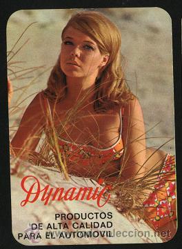 Calendars: calendario publicitario, se&ntilde;orita, chica, desnudos femeninos ( Dynamic ) 1971