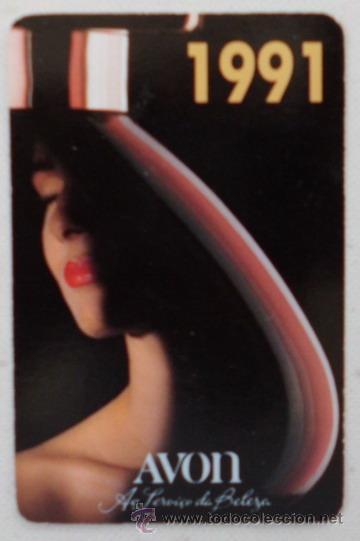 Calendars: CALENDARIO CHICAS PUBLICIDAD AVON PORTUGAL A&Ntilde;O 1991
