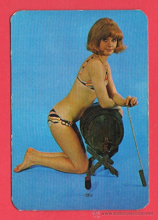 Calendars: calendario bolsillo - chica sexy - pub. bar angel - barcelona - a&ntilde;o 1972