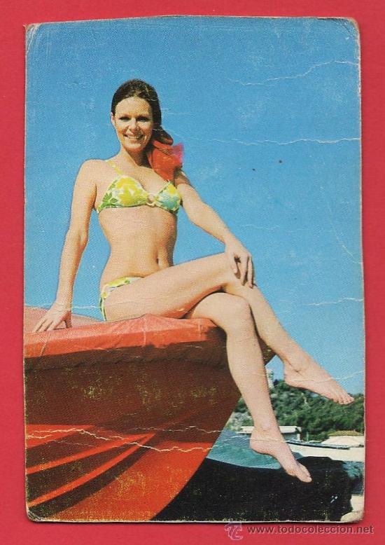 Calendars: calendario bolsillo - chica sexy - sin publicidad en el dorso - a&ntilde;o 1973