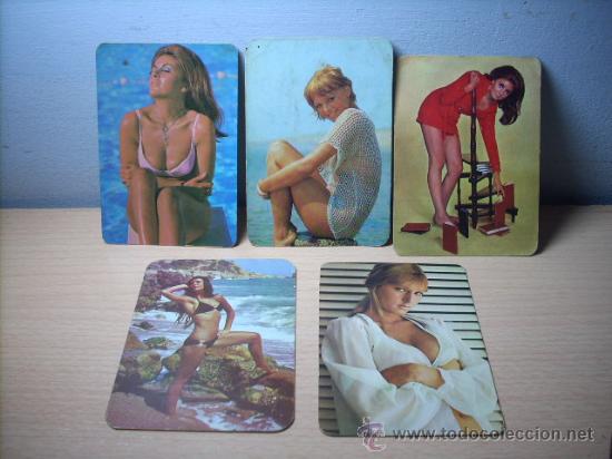 Calendriers: Calendarios LOTE 5-CALENDARIO-5 EROTICO.1970-1971-1974-1974-1975.