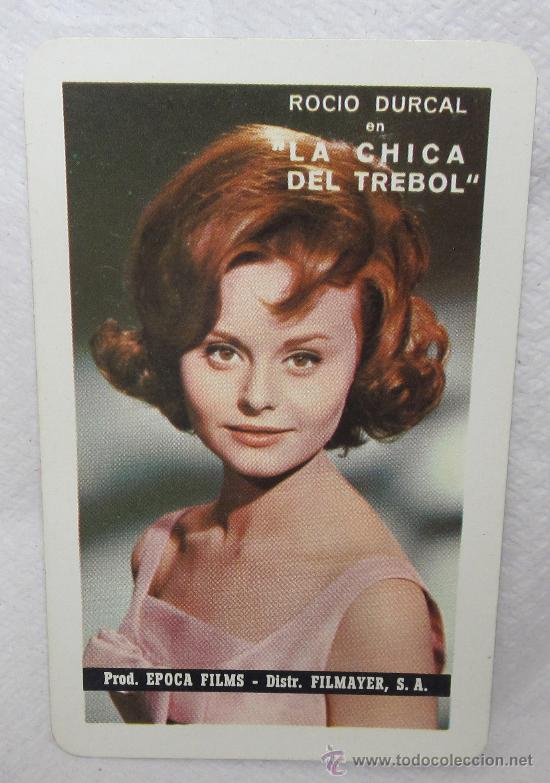 Kalender: CALENDARIO LA CHICA DEL TREBOL,ROC&Iacute;O DURCAL,FOURNIER,A&Ntilde;O 1964