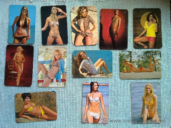 Calendriers: LOTE 12 CALENDARIOS ER&Oacute;TICOS 1974 - CE10