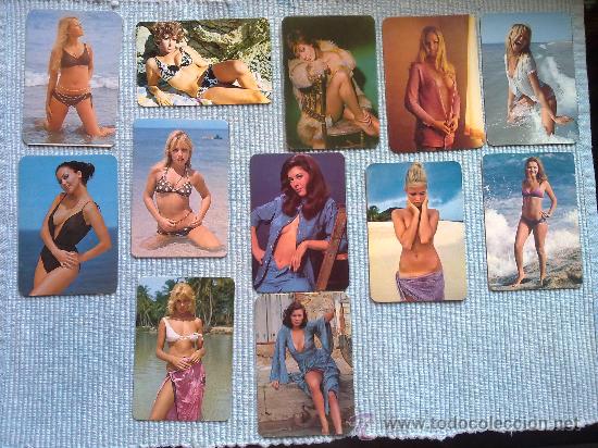 Calendars: LOTE 12 CALENDARIOS ER&Oacute;TICOS 1974 - CE11