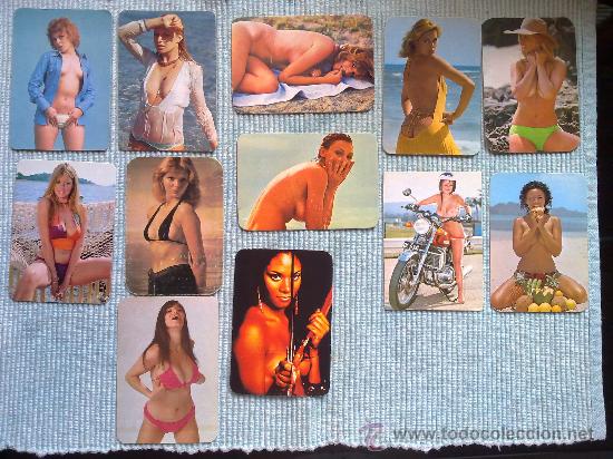 Calendars: LOTE 12 CALENDARIOS ER&Oacute;TICOS 1976 - CE19