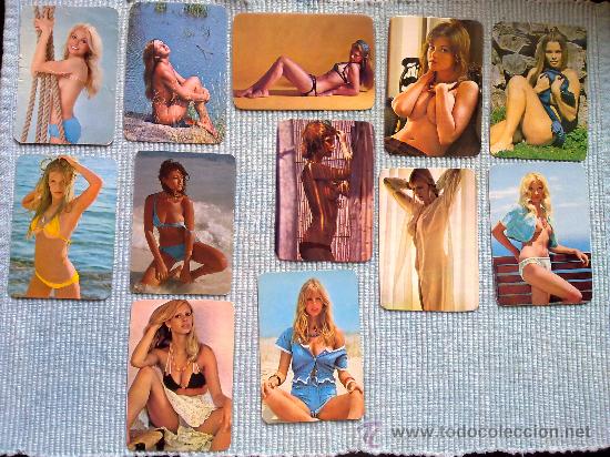 Calendars: LOTE 12 CALENDARIOS ER&Oacute;TICOS 1976 - CE20