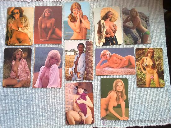 Calendars: LOTE 12 CALENDARIOS ER&Oacute;TICOS 1977 - CE24
