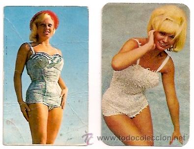 Calendars: *** LOTE X 2 CALENDARIOS EROTICOS ANTIGUOS 1966 Y 1968 CON PUBLICIDAD ***