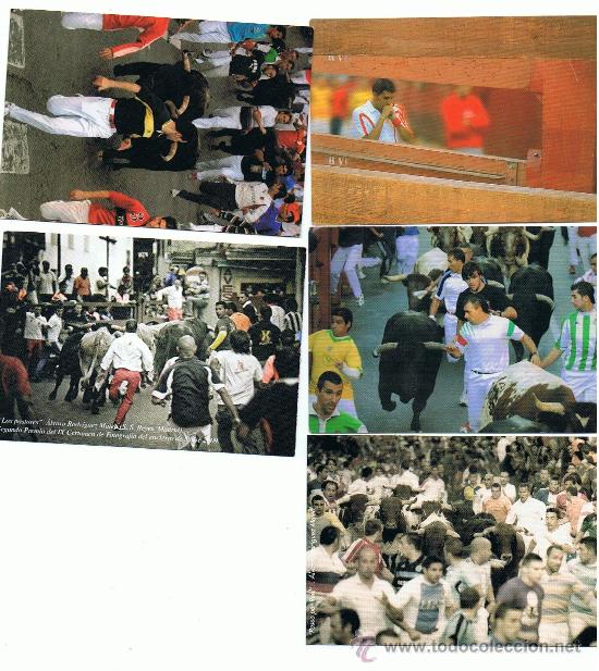 Calendriers: LCA-58 5 CALENDARIOS EL ENCIERRO A&Ntilde;OS 2011-2010-2006 Y 2 DE 2007