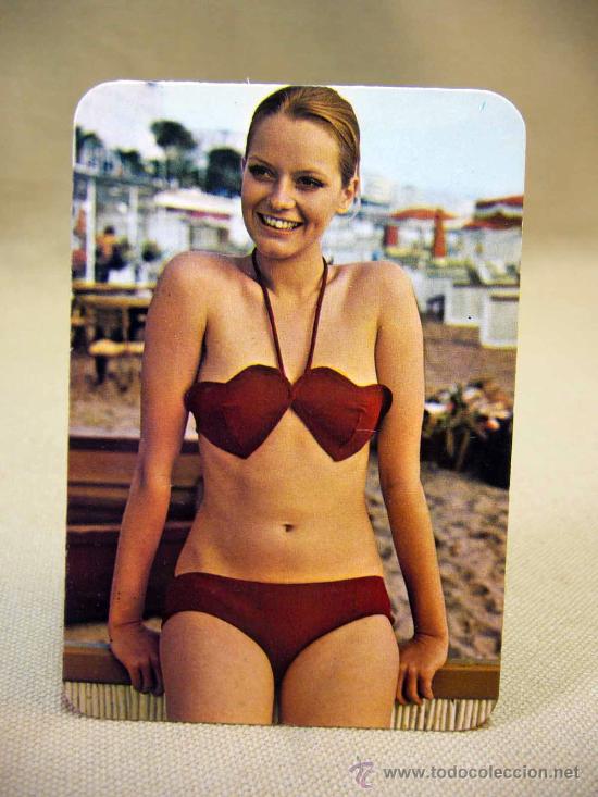 Calendriers: CALENDARIO EROTICO, CHICA DESNUDA, RELOJERIA BAYO, ALCORA, CASTELLON, 1974