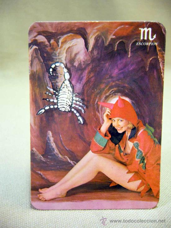 Calendars: CALENDARIO EROTICO, LAGOS, VALENCIA, ESCORPIO, HOROSCOPO, SELECCION 70, 1973