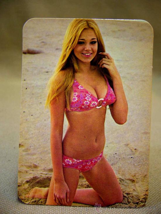 Kalender: CALENDARIO EROTICO, CHICA POSANDO , 1975, VALENCIA