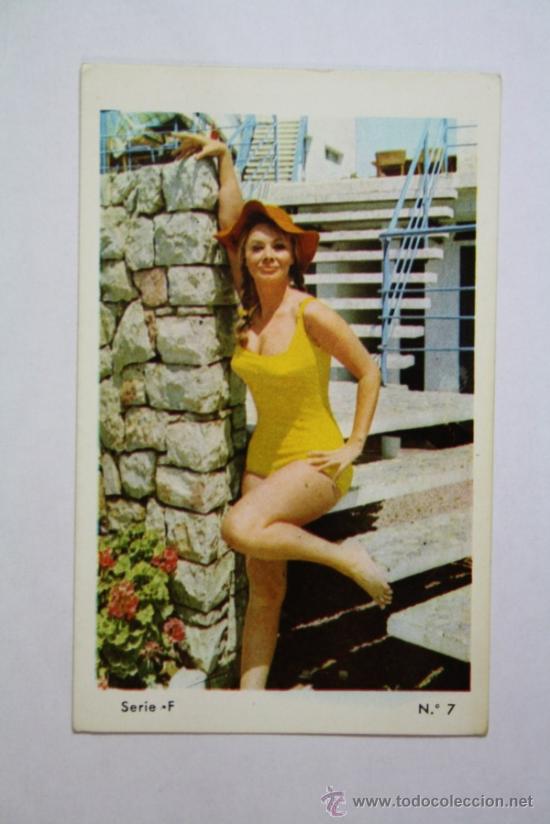 Calendriers: Calendario de Chica, Serie F, n&ordm; 7, A&ntilde;o 1969 - Publicidad Detr&aacute;s Joyer&iacute;a F. Perez