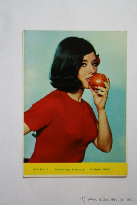 Calendriers: Calendario de Chica, Serie 24, n&ordm; 7, A&ntilde;o 1969 - Publicidad Detr&aacute;s Quit - Gras