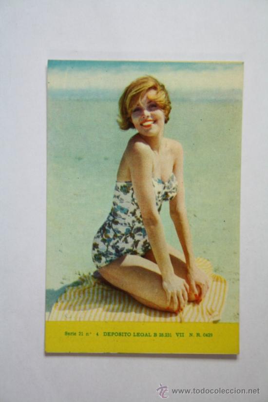 Calendriers: Calendario de Chica, Serie 21, n&ordm; 4, A&ntilde;o 1966 - Publicidad Detr&aacute;s Quit - Gras