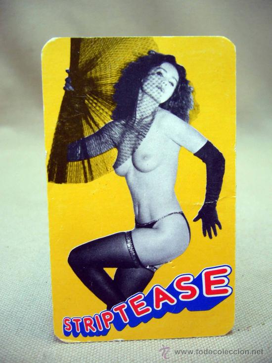 Kalender: CALENDARIO DE BOLSILLO, STRIPTEASE, 1977, EROTICO