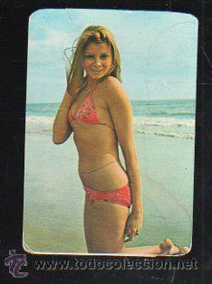Calendars: CALENDARIO EROTICO PUBLICITARIO. A&Ntilde;O 1975. D.L.B 42822. SERIE 75 B3. PLAYA N&ordm;11