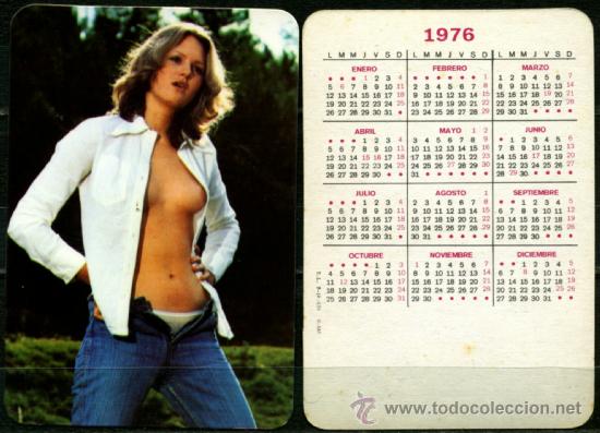 Calendarios: Calendarios Bolsillo ”DESNUDOS” - CHICA 1976 - Foto 1 - 36645683