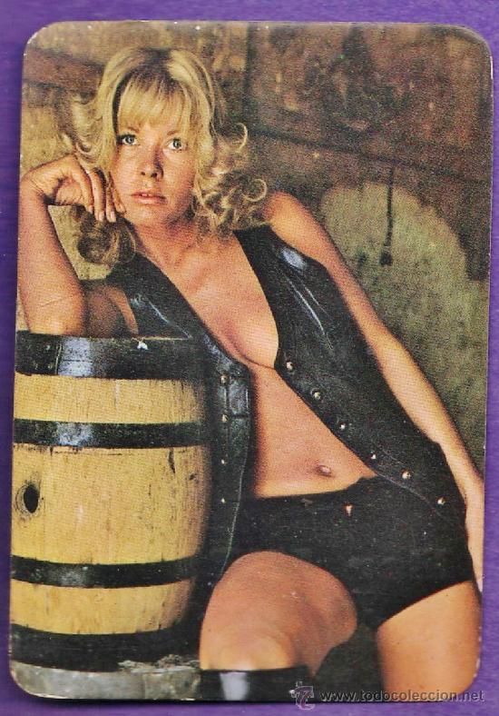 Calendars: calendario bolsillo - chica con cuba - bar miranda / cornella - a&ntilde;o 1973